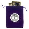 Tarot Card Pouch Bag, Drawstring Tarot Card Storage Bag | 12x15cm Velvet Pouch for Oracle Cards, Thick Dice and Cards, Party Favors, Jewelry Pouch, Tr