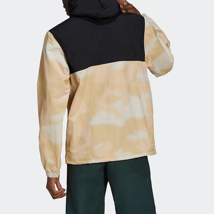 adidas Оригинальная ветровка Мужская Черно-коричневая Многоцветная GN1876