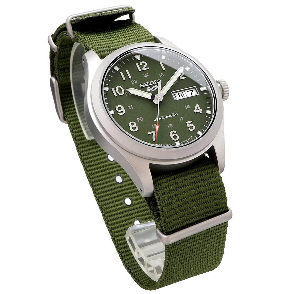 Seiko 5 Спортивные Автоматические Механические Лимитированная Серия Часы Мужские SRPG33 зеленые