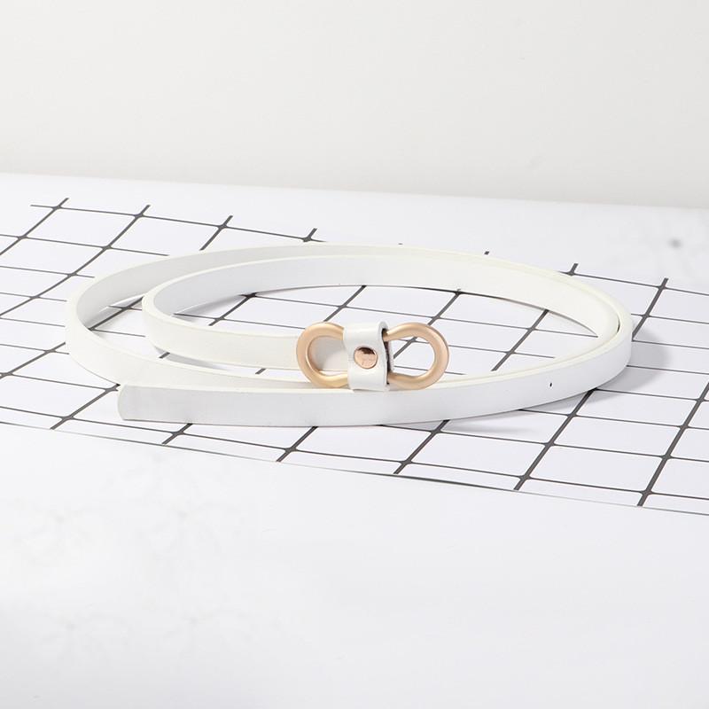 Belt Ladies Pu Leather Suit Shirt Versatile Fashion Retro Summer Waist Cinching