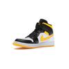 Air Jordan 1 Mid SE White Laser Orange Женские кроссовки Черные CV5276-107