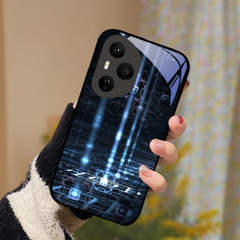 Закаленное Стекло Чехол Для Телефона Для Honor 400 Pro Honor400 Lite 5G Чехол Роскошный Расписной Жесткий ПК Fundas Ударопрочный Защитный Корпус
