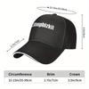 Кепка Snapback Limp Bizkit - Дышащая легкая, черная с белым логотипом и дизайном в виде костей рыбы, машинная стирка, для улицы