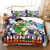 Новый постельный набор Hunter X Hunter Односпальный Полутораспальный Двуспальный Евро размера Комплект постельного белья Взрослые Дети Домашний декор Пододеяльник Подарок Одеяло