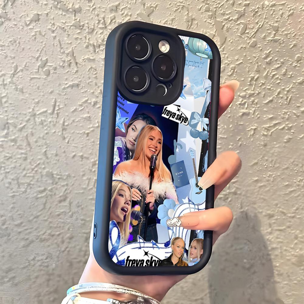 Чехол для телефона F-Freya Skye Singer для iPhone 17 Pro Max 16 15 14 Pro Max iPhone 13 Pro Max 11 Plus Силиконовый чехол