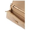 Tory Burch Kira Metal Hardware Chain Shoulder Strap Leather Mini Crossbody Bag Women handbags Beige 158326-700