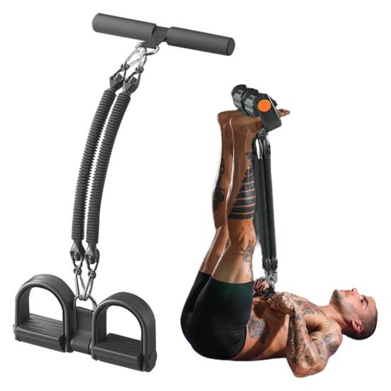 2/3/4-Tube Pedal Puller Resistance Band with Handle Multifunction Elastic Yoga Sit-up