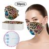 Adult Leopard Butterfly Printed Outdoor Prevention Fish Mask Face