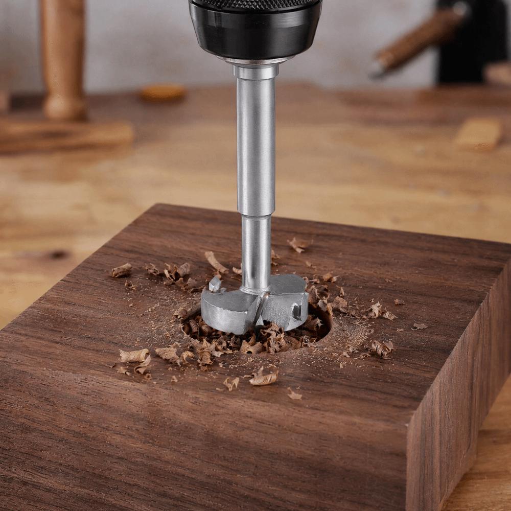 35mm Diameter Forstner Drill Bit Sharp Cutting Edge Woodworking Drill Bit Hinge Hole Drilling