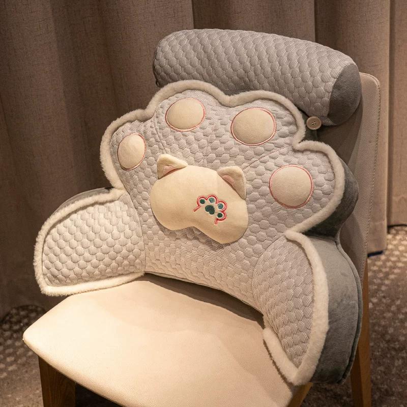 1pcs Office Seat Cushion Pregnant Women's Lumbar Support Pillow Dormitory Student Reading Pillows Soft Cushion for Home Bedroom and Study Sofa