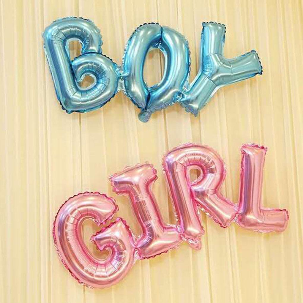 Слова Воздушный шар Вечеринка Алфавит Украшения Воздушный шар Мальчик Девочка Буква Номер Сценарий Воздушный шар
