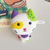 Kawaii Cartoon Cat Earphone Case For Apple Airpods Pro 3/2 4 Cover with Charm Silicone Cute Headphone Cases For Airpod 4 Funda