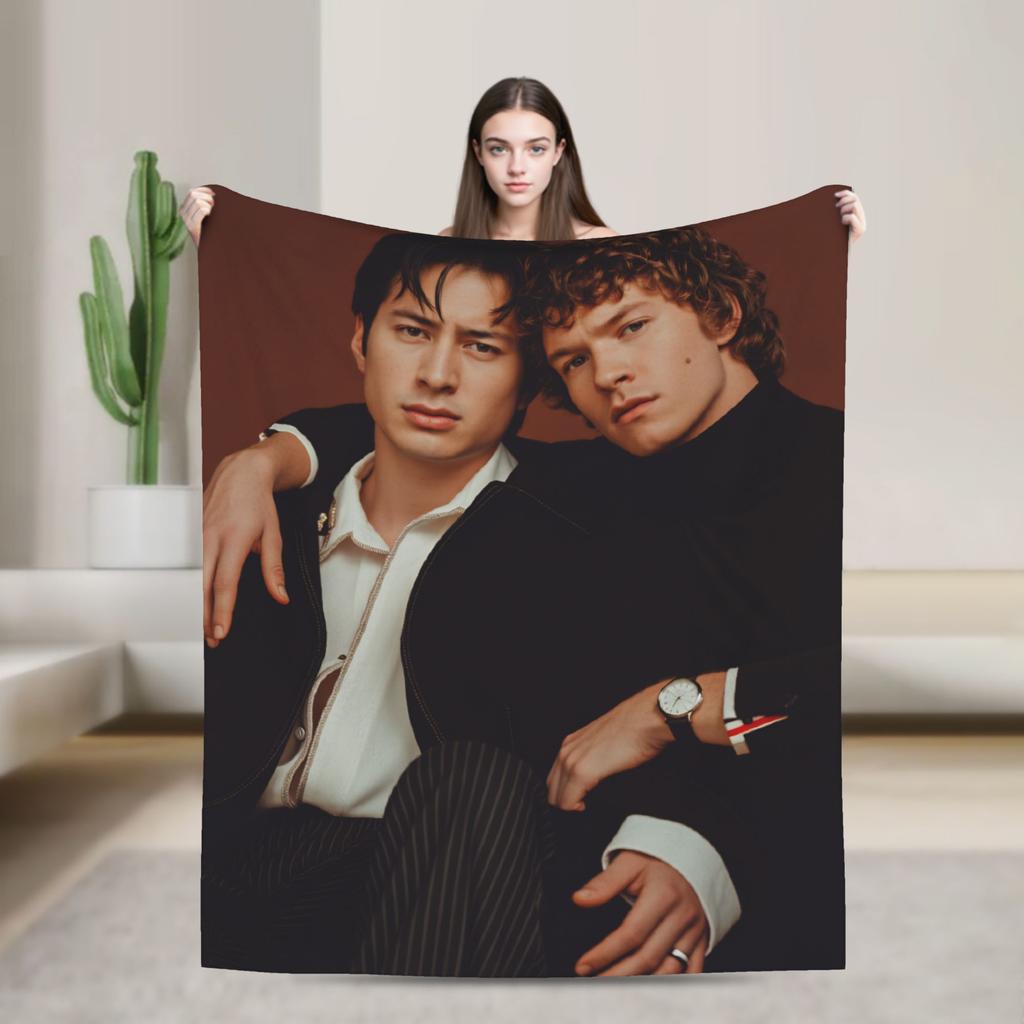 Heated Rivalry Flannel Blankets Warm Soft Throw Blanket for Living Room Travel Street Trend Bedspread Sofa Bed Cover