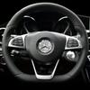 C200 E200 Новый Для Mercedes Benz 45/49 мм Автомобильный Руль Кристальный Алмазный Стикер Эмблема Для Mercedes Benz AMG A B C E S GLA CL