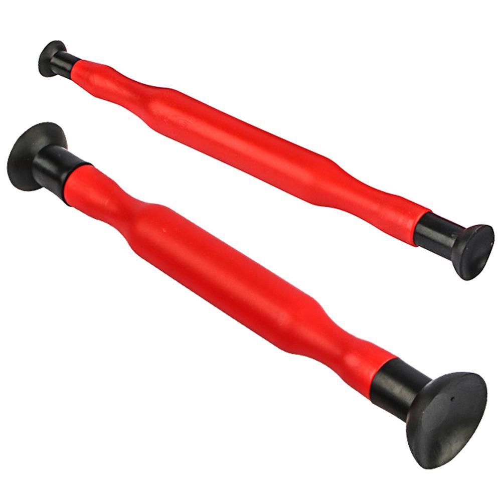 2Pcs Rubber Valve Lapping Sticks Grip with 4 Suction Plates for Motorcycle Car Cylinder Engine Valves Dust Grinding Stick Tool