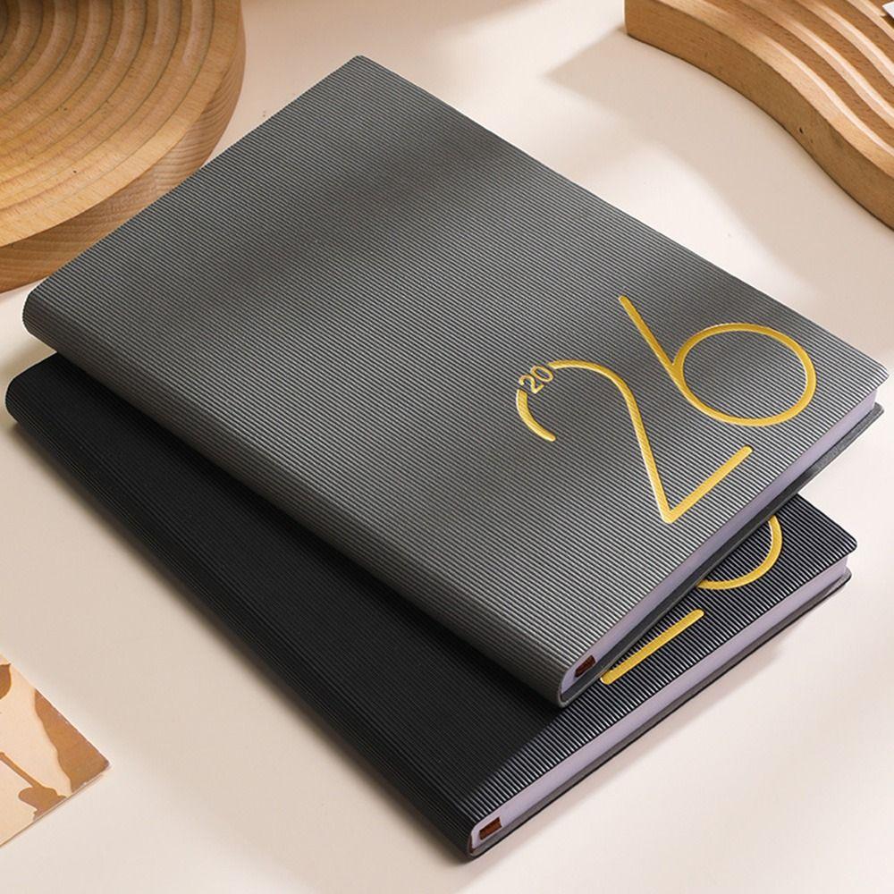 Износостойкий блокнот-планировщик расписания на 2026 год, 365 дней для эффективности, офисные принадлежности