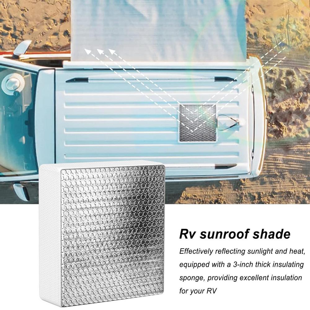 RV Skylight Cover Sun Shade Skylight Shade Insulator RV Skylight Sunshade Reflective Window Shade RV Vent UV Protection Blinds
