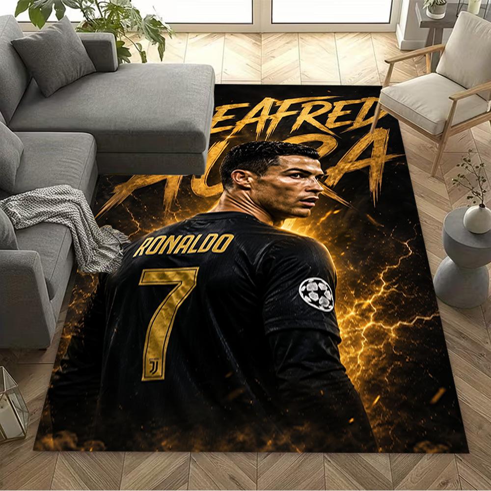Superstar Legacy: Moonlit Vision Floor Rug Office Rug Design for Kitchen Playrooms Living Rooms Foyer Anti-slip Rug Anime Office Decor