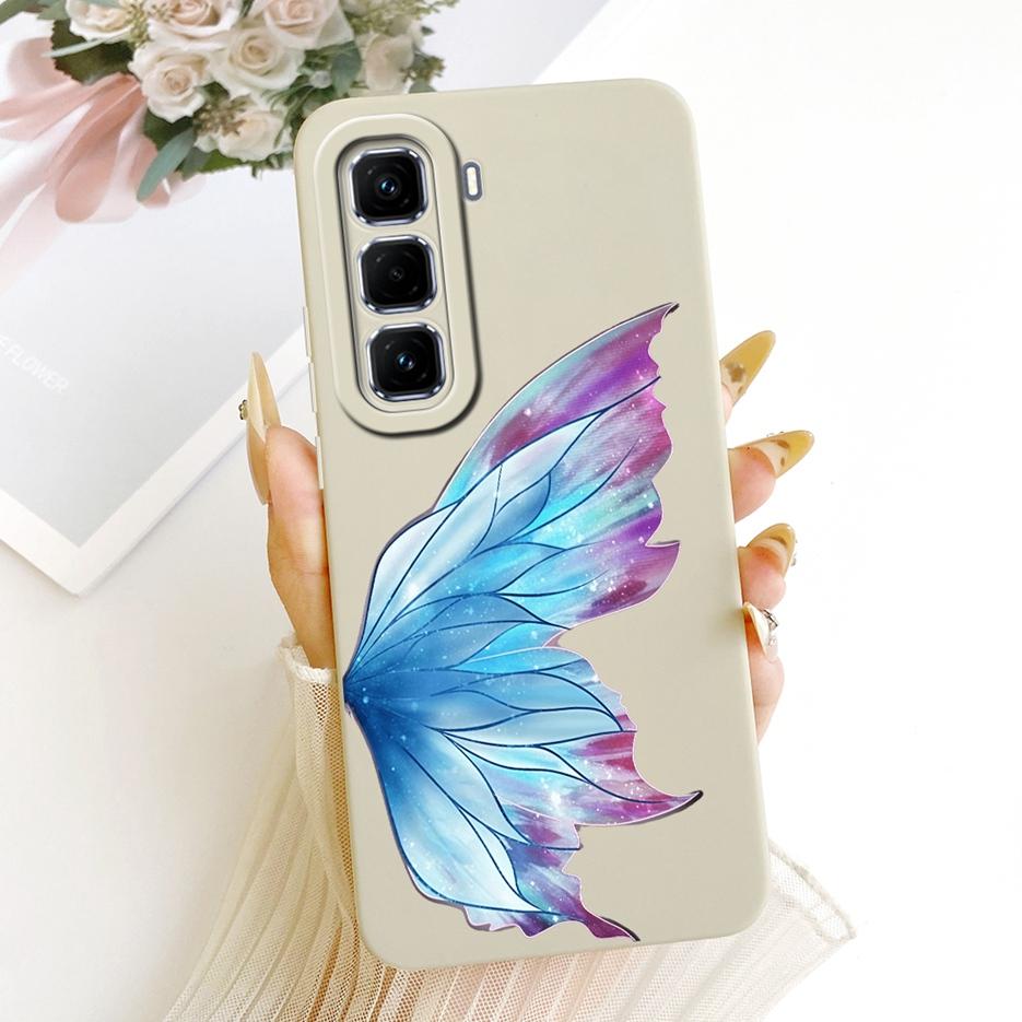 Для Infinix Hot 50 Pro Plus 4G Чехол X6880 Крутой Чехол с Рисунком Совы и Дракона Мягкий ТПУ Чехол для Телефона Для Infinix Hot 50 Hot50 Pro 4G Сумки