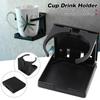 Car Folding Cup Holder Drink Holder Water Bottle Holder Front Cup Holder Stand for Car Boat Truck Yacht SUV RV Van Cup Tray