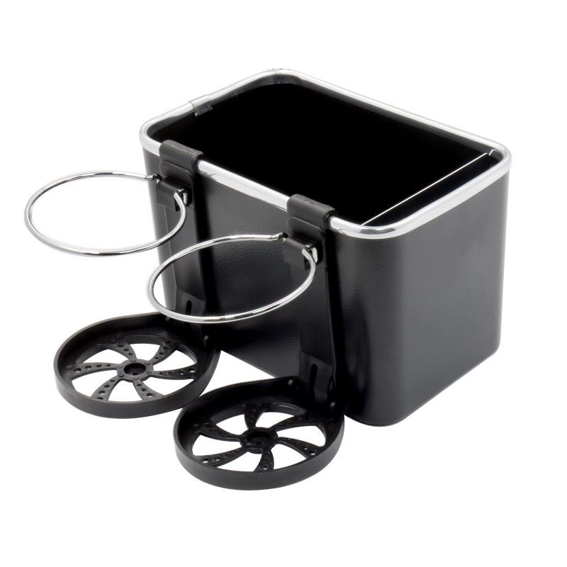 Многофункциональная автомобильная коробка для салфеток и подстаканник на спинку сиденья - креативный подлокотник и высококачественный ящик для хранения вещей