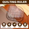 3 шт. Резак для закругленных углов, Лоскутная линейка, Нескользящие акриловые линейки для квилтинга, Швейная лоскутная линейка, Швейный шаблон, Инструменты для пэчворка