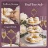 2 Tiers 3 Tier Cupcake Display Holder Zinc Alloy Tiered Fruit Plate Cake Stands  Dessert Display