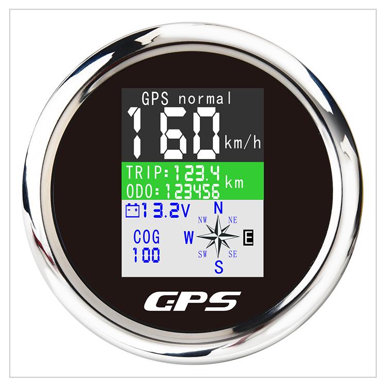 85-мм цифровой спидометр с GPS для грузовиков 12/24 В, коммерческого транспорта, морского транспорта и строительной техники