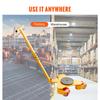 SucceBuy Machinery Skate Dolly Industrial Heavy Duty Mover with Handle 360° Swivel Wheels Non-Slip Cap for Warehouse Workshop