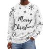Мужская рождественская толстовка без капюшона, для него