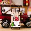 Christmas Tree Hanging Decor Wooden Christmas Sleigh Ornament Wood Gnomes Pendant Home Office Party Diy Christmas Decoration
