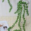 1 шт. нитка жемчуга, искусственные подвесные суккуленты, растения, виноградная лоза, искусственные цветы, украшение для стен дома и сада