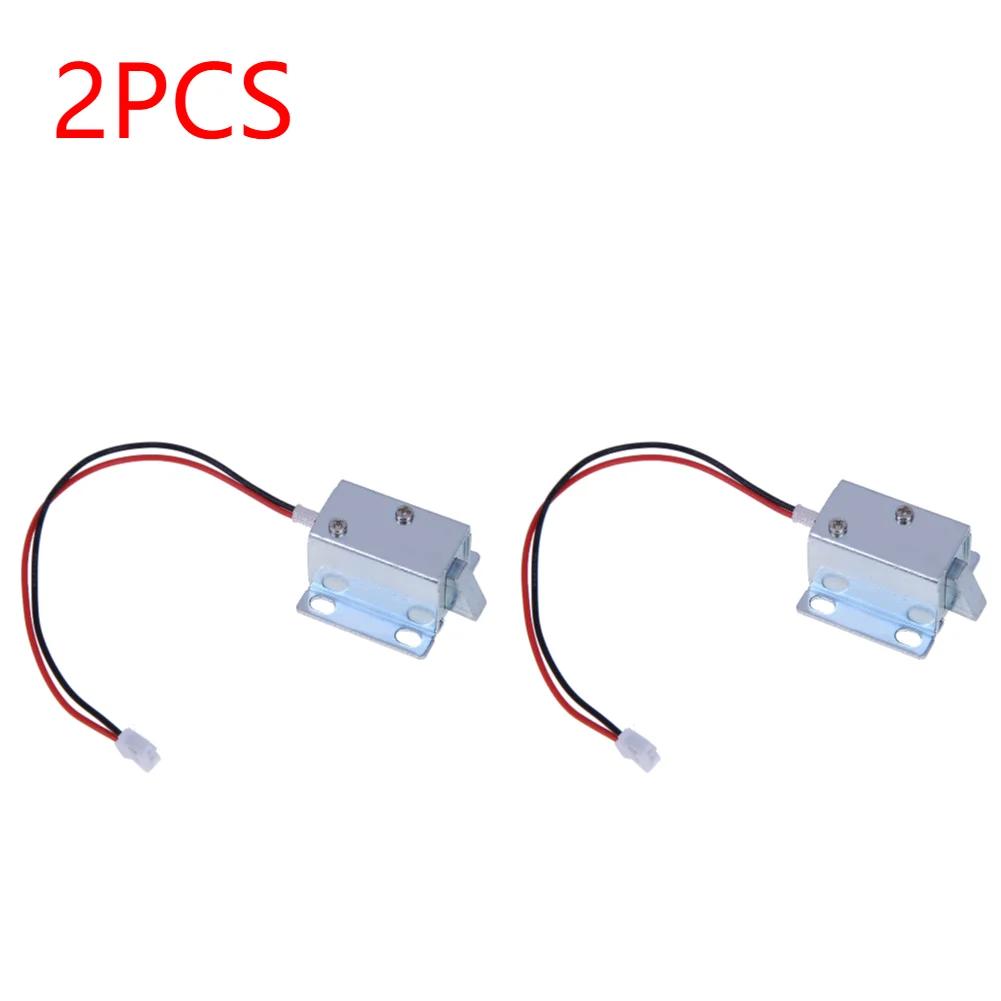 Dc 12V Electronic Door Lock Compact Solenoid for Electric Lock for Symmetrical Design Power on to Unlock Safety Cabinet Lock