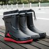 All Season Rain Shoes for Male Men's Waterproof Anti-slip Rain Boots Outdoor Fishing Boots New Rain Boots Men's Rubber Shoes