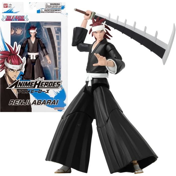 Фигурка Аниме Герои 17 см - Абарай Ренджи - Bleach - BANDAI