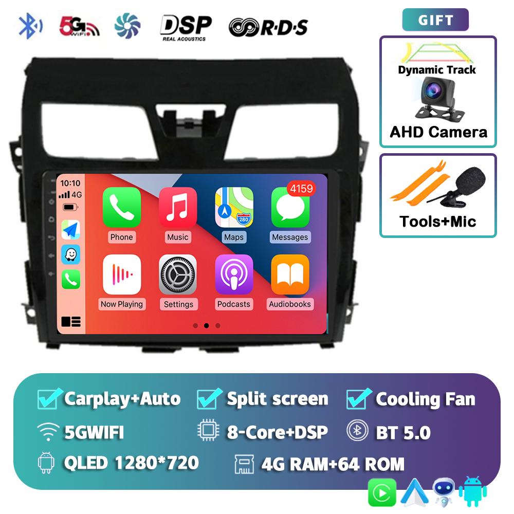 Android 14 Carplay автомобильное радио для Nissan Teana Altima 2013 2014 2015 GPS мультимедийный видеоплеер DSP стерео 360 камера головное устройство