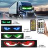 2PCS LED Devil Eye Light for Car Truck Windshield Animated LED Matrix Panel Sign Flexible Programmable Digital Display Light APP