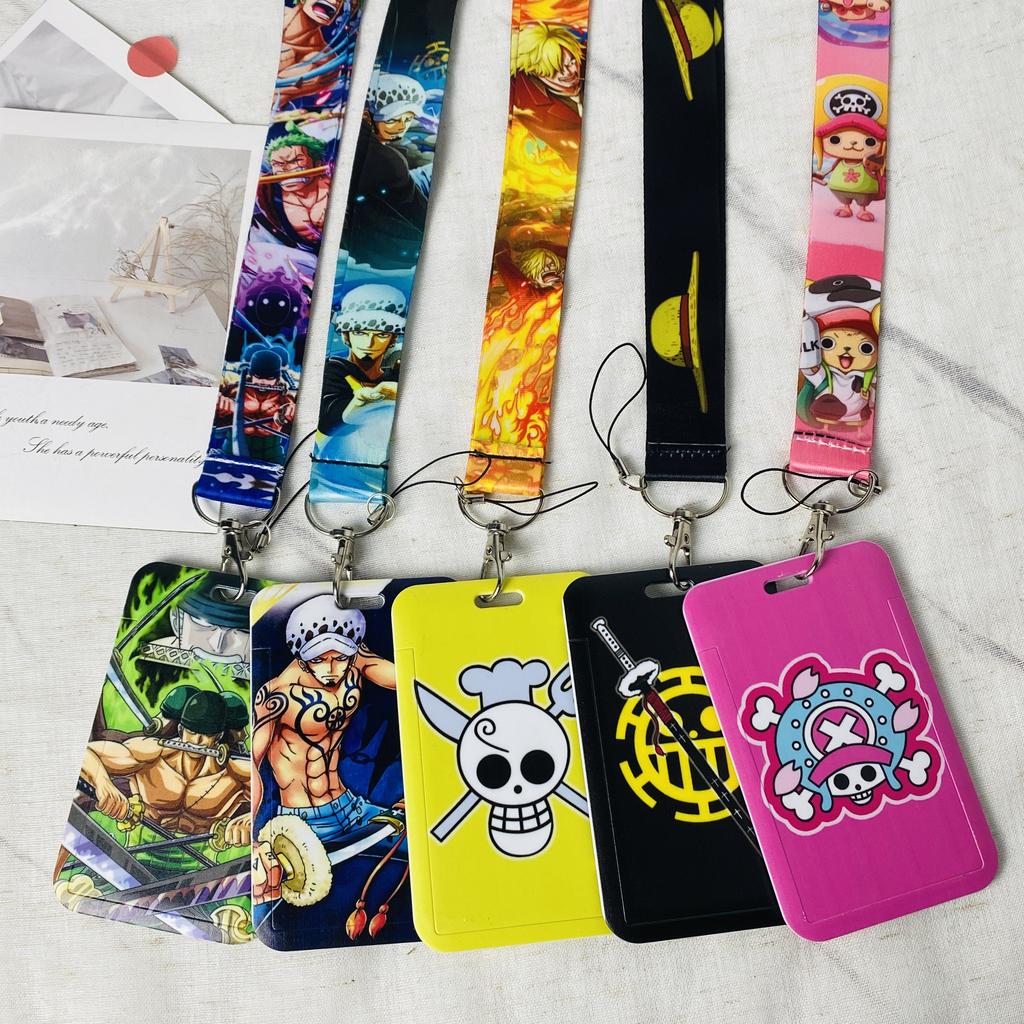 Аниме Мультяшный Держатель для Пропусков Брелоки Шейный Ремешок Для Карты-Пропуска Аниме Держатель для Кредитных Карт Брелоки-Ремешки
