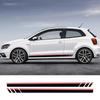 2 шт. Боковые наклейки на автомобиль Для VW Volkswagen Polo 6R 6C 9N2 9J GTI Авто Модификация ПВХ Гоночный Стиль Наклейки Авто Тюнинг Аксессуары