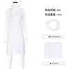 Flintstones Cos Take Wilma White Dress Cosplay Slanted Shoulders Sleeveless Halloween