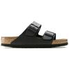 Birkenstock Arizona Soft Footbed Birko-Flor unisex flip-flops black narrow (0551253) 37.0