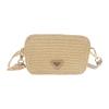 PRADA  1BH196 Shoulder Bag beige/natural Raffia/leather Women