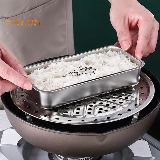 Контейнеры для закусок из нержавеющей стали, герметичные, с 2 отделениями, контейнеры для макания, многоразовые контейнеры для приправ с крышками, металлический ланч-бокс для закусок и соусов