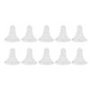 10Pcs Goat Nursing Nipple Soft Silicone Thicken Lamb Feeding Nipples for Pig Sheep Cattle