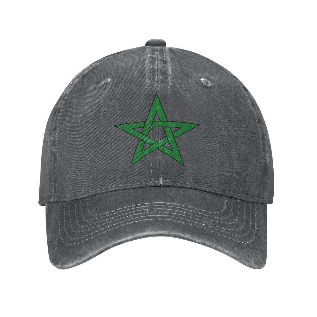 Marokko Morocco Flag  Casual Baseball Cap Spring  Trucker Hat High Quality Outdoor Sports Hats Female Male Vintage Baseball Caps