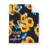 Фланелевое одеяло с узором подсолнуха, простыня для дивана, покрывало