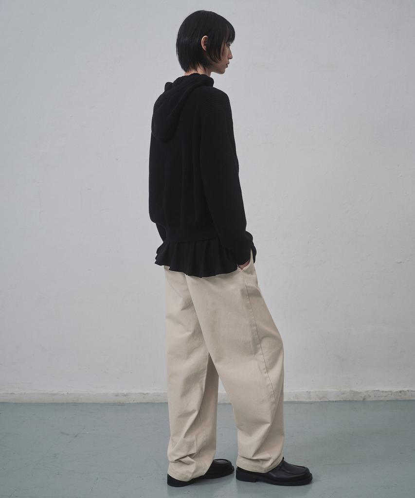 MUSINSA STANDARD WOMAN Curved Chino Pants [Cream]