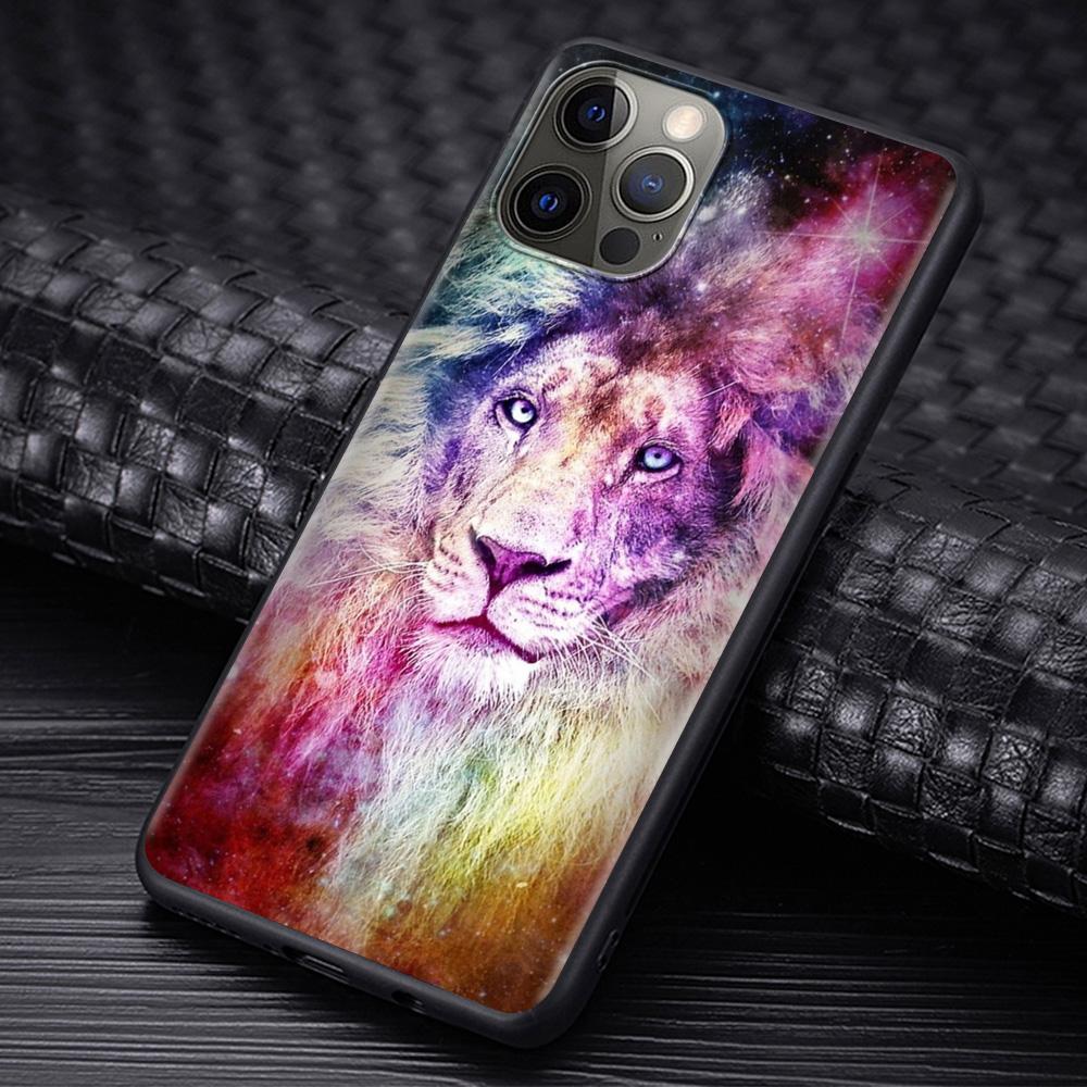 Мягкий чехол для телефона Lion Alpha Male Tiger для Apple iPhone 11 12 Pro Max SE 2020 7 8 Plus XR X XS 6 6S 5 5S, силиконовая задняя крышка