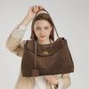 High-Grade Suede Leather Underarm Women's Tote - Niche Handbag with Large Capacity