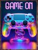 Game Animal Neon Metal Signs Posters for Gamer Room Pub Bedroom Tin Sign Decorative Plaques Painting Wall Aesthetical Decoration